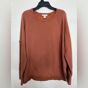 Athleta Fleece-Lined Crewneck Sweatshirt Size L